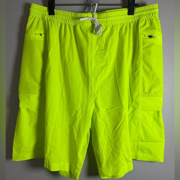 Northyard Neon Green Men's Shorts Size XXL - Picture 5 of 7